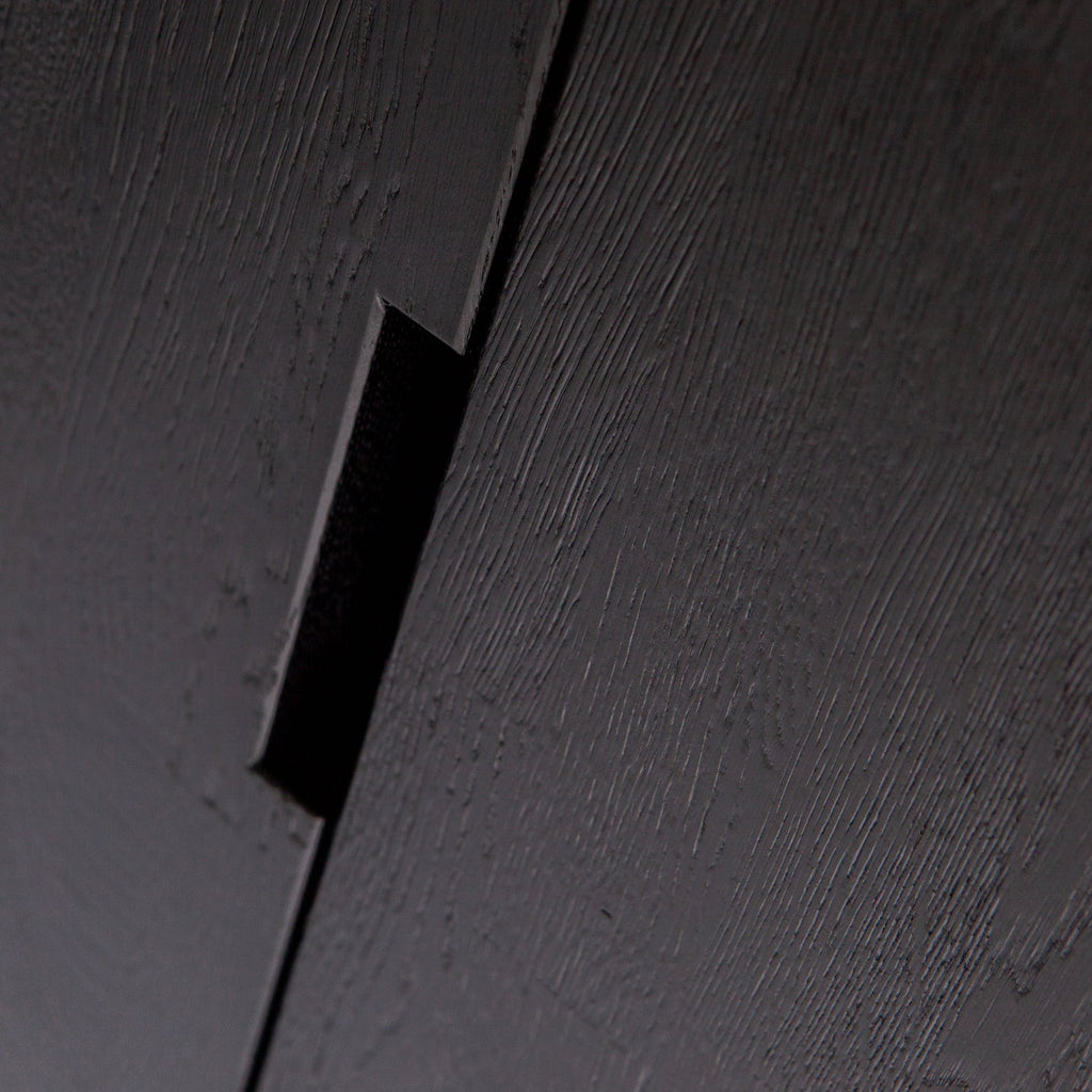 SILAS CABINET ASH BRUSHED BLACKNIGHT [fsc]