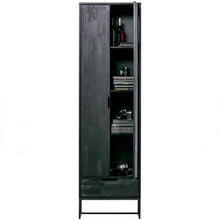 Laden Sie das Bild in den Galerie-Viewer, SILAS CABINET ASH BRUSHED BLACKNIGHT [fsc]