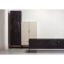 Laden Sie das Bild in den Galerie-Viewer, SILAS CABINET ASH BRUSHED BLACKNIGHT [fsc]