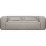 BEAN 3,5-SEATER SOFA INCL. CUSHIONS LIGHT GREY MELANGE
