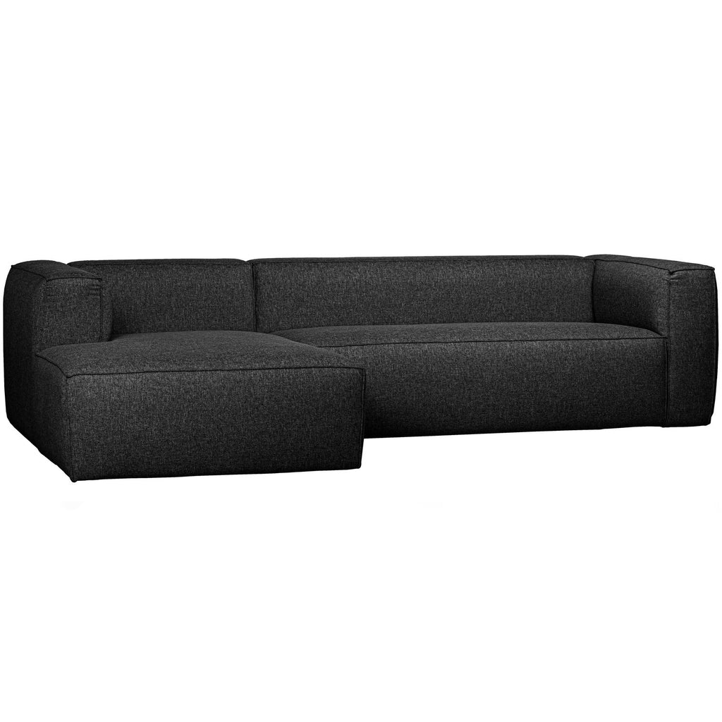 BEAN CORNER SOFA INCL. CUSHIONS DARK GREY MELANGE