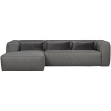 Load image into Gallery viewer, BEAN CORNER SOFA INCL. CUSHIONS MID GREY MELANGE