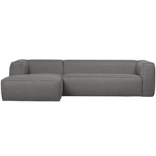 Load image into Gallery viewer, BEAN CORNER SOFA INCL. CUSHIONS MID GREY MELANGE