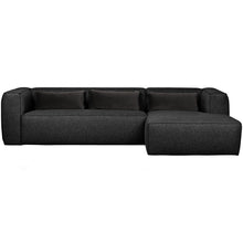 Load image into Gallery viewer, BEAN CORNER SOFA RIGHT INCL. CUSHIONS DARK GREY MELANGE