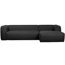 Load image into Gallery viewer, BEAN CORNER SOFA RIGHT INCL. CUSHIONS DARK GREY MELANGE