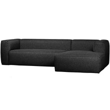 Load image into Gallery viewer, BEAN CORNER SOFA RIGHT INCL. CUSHIONS DARK GREY MELANGE