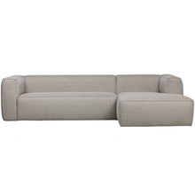 Load image into Gallery viewer, BEAN CORNER SOFA RIGHT INCL. CUSHIONS LIGHT GREY MELANGE