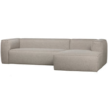 Load image into Gallery viewer, BEAN CORNER SOFA RIGHT INCL. CUSHIONS LIGHT GREY MELANGE