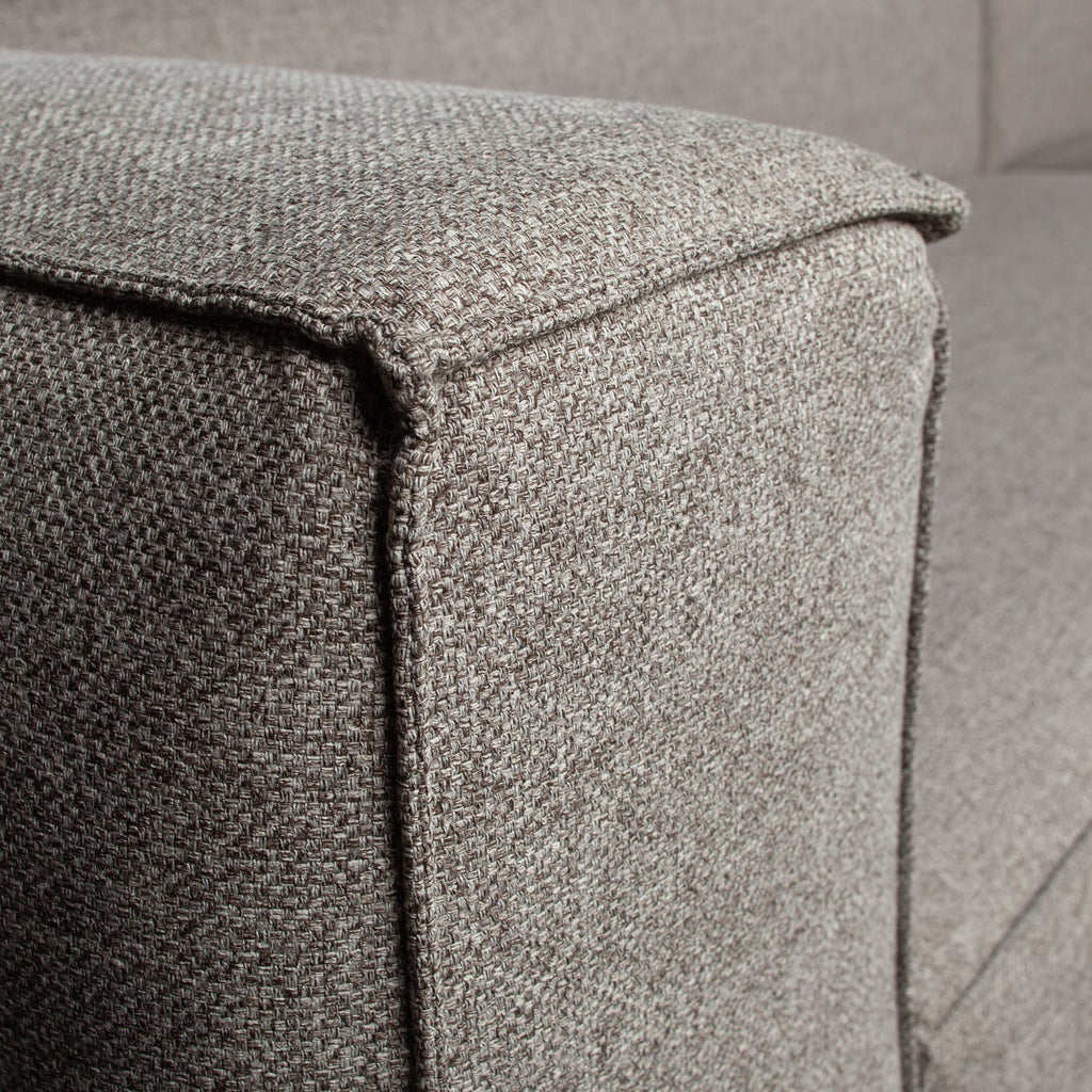 BEAN CORNER SOFA INCL. CUSHIONS LIGHT GREY MELANGE