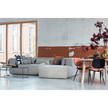 Load image into Gallery viewer, BEAN CORNER SOFA RIGHT INCL. CUSHIONS LIGHT GREY MELANGE