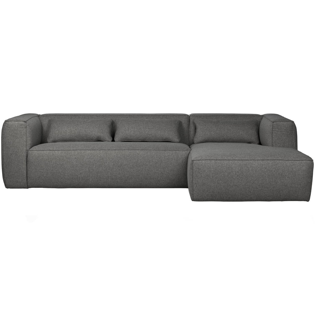 BEAN CORNER SOFA RIGHT INCL. CUSHIONS MID GREY MELANGE