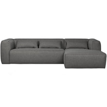 Load image into Gallery viewer, BEAN CORNER SOFA RIGHT INCL. CUSHIONS MID GREY MELANGE