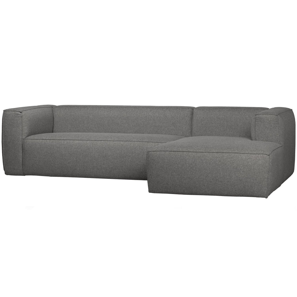 BEAN CORNER SOFA RIGHT INCL. CUSHIONS MID GREY MELANGE