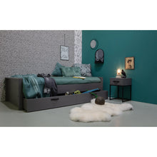 Laden Sie das Bild in den Galerie-Viewer, MORRIS BED PINE LOAM 90x200CM (EX. SLATS+DRAWER) [fsc]