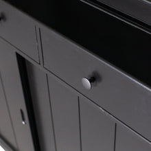 Laden Sie das Bild in den Galerie-Viewer, LAGOS LARGE SHOWCABINET PINE DEEP BLACK [fsc]