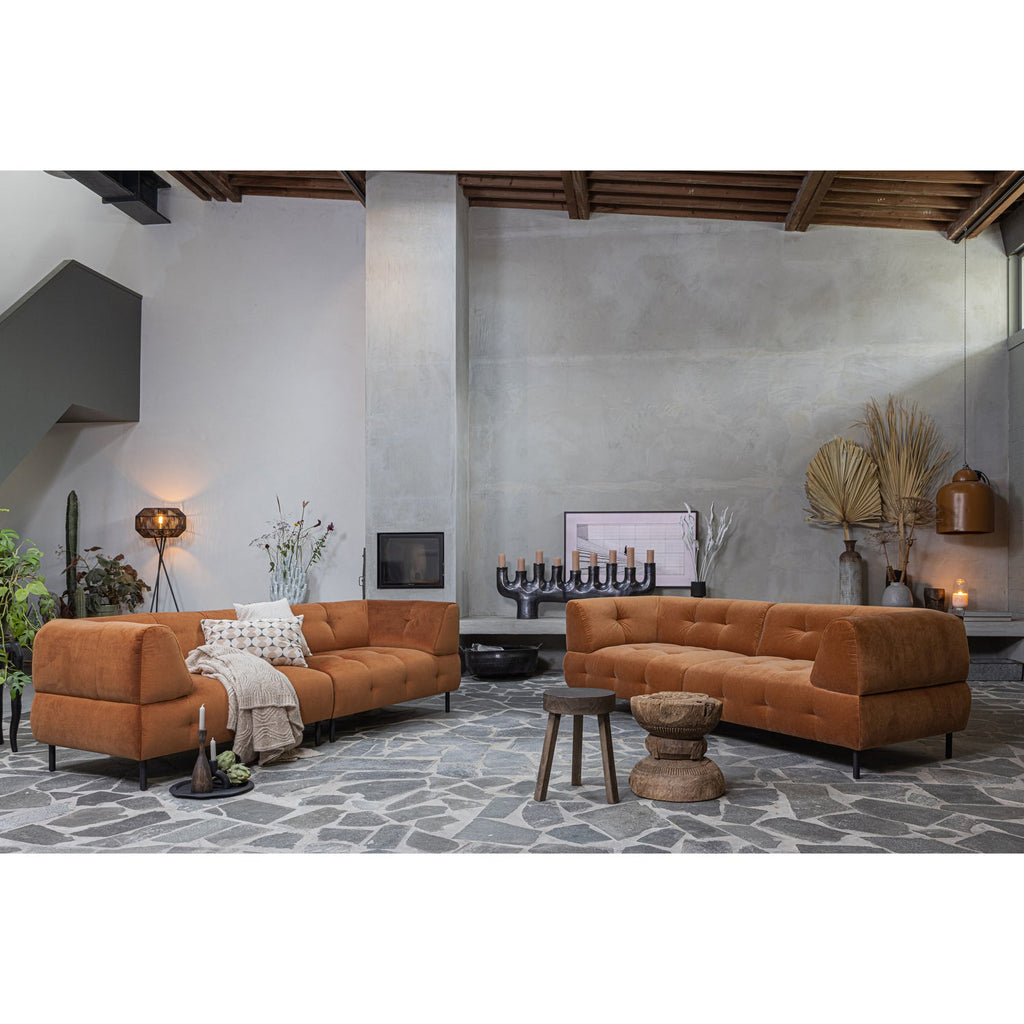 LLOYD 4-SEATER VELVET CINNAMON