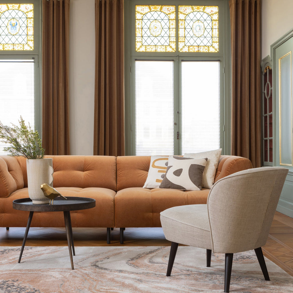 BOUNDS SIDETABLE L WOOD/METAL ANTIQUE GOLD 44xO58