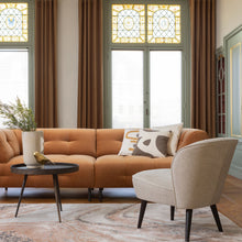 Load image into Gallery viewer, BOUNDS SIDETABLE L WOOD/METAL ANTIQUE GOLD 44xO58