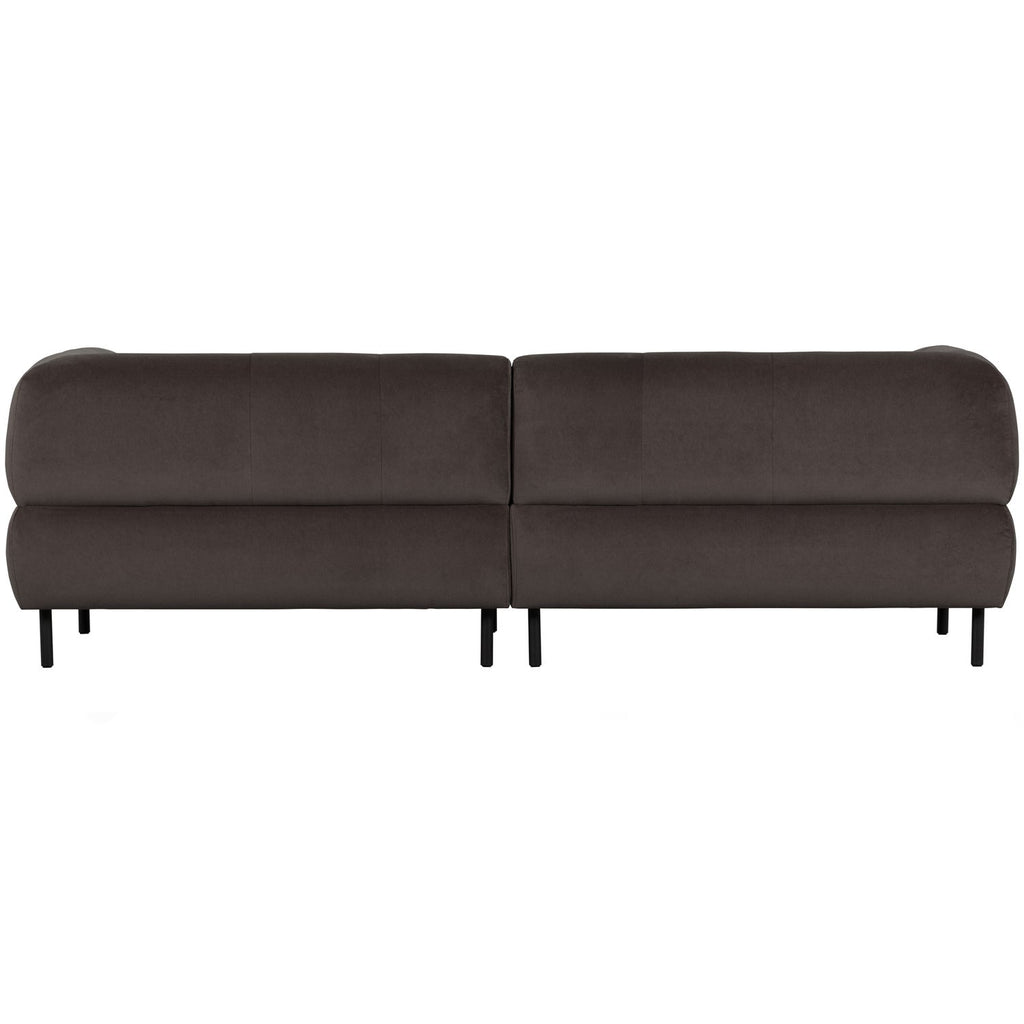 LLOYD 4-SEATER WASHED VELVET CAST IRON
