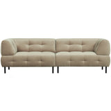 LLOYD 4-SEATER VELVET SEA SALT