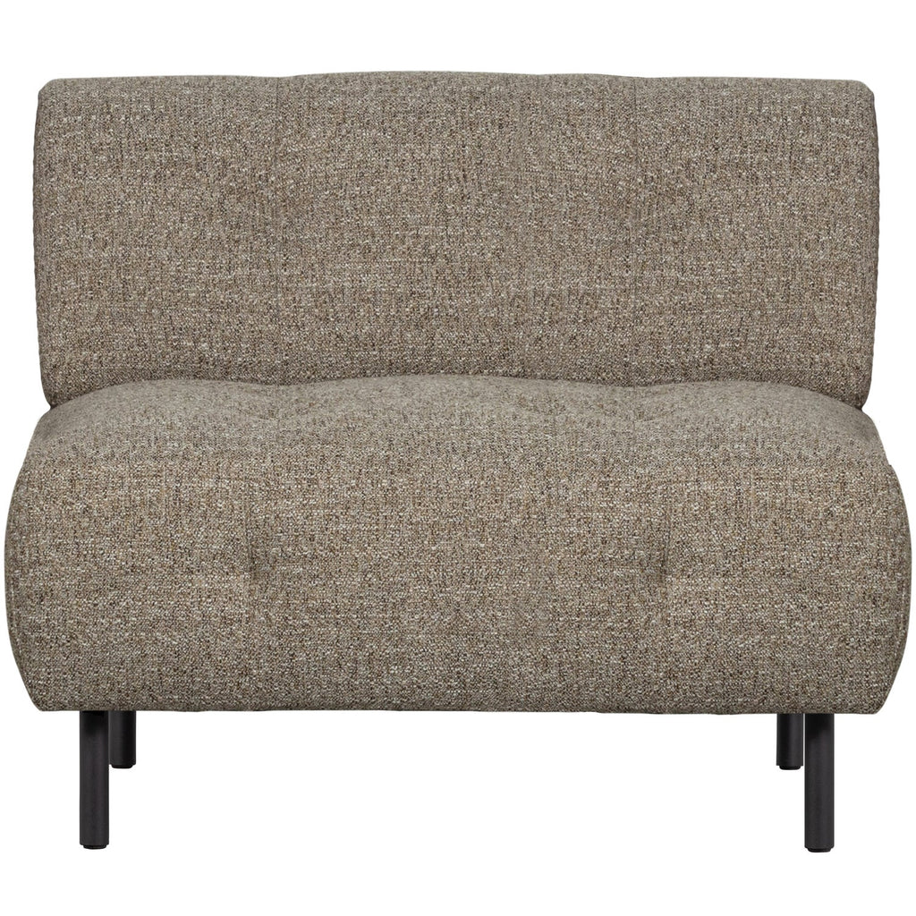 LLOYD ARMCHAIR COARSE WOVEN BROWN MELANGE