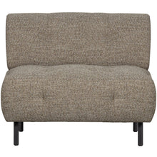 Laden Sie das Bild in den Galerie-Viewer, LLOYD ARMCHAIR COARSE WOVEN BROWN MELANGE