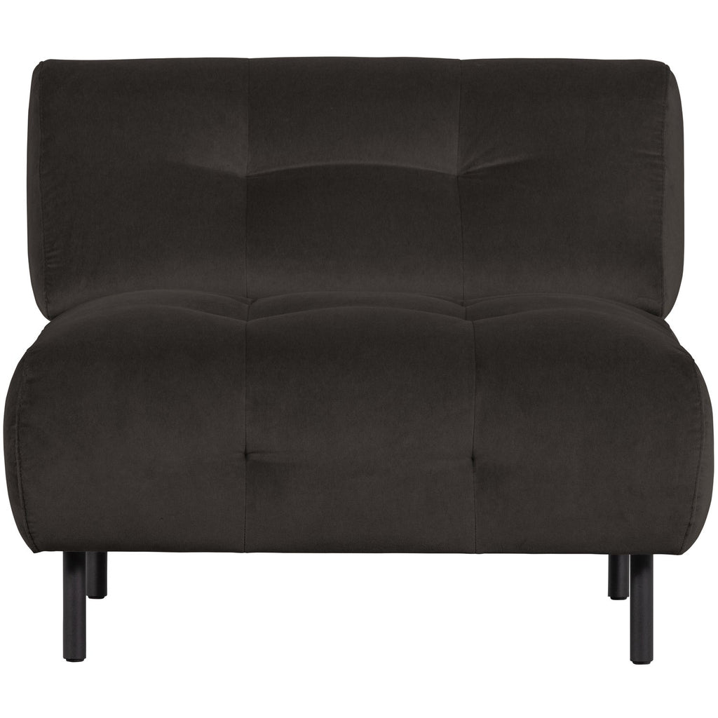 LLOYD ARMCHAIR VELVET CAST IRON
