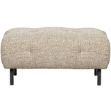 LLOYD POUF COARSE WOVEN NATURAL MELANGE