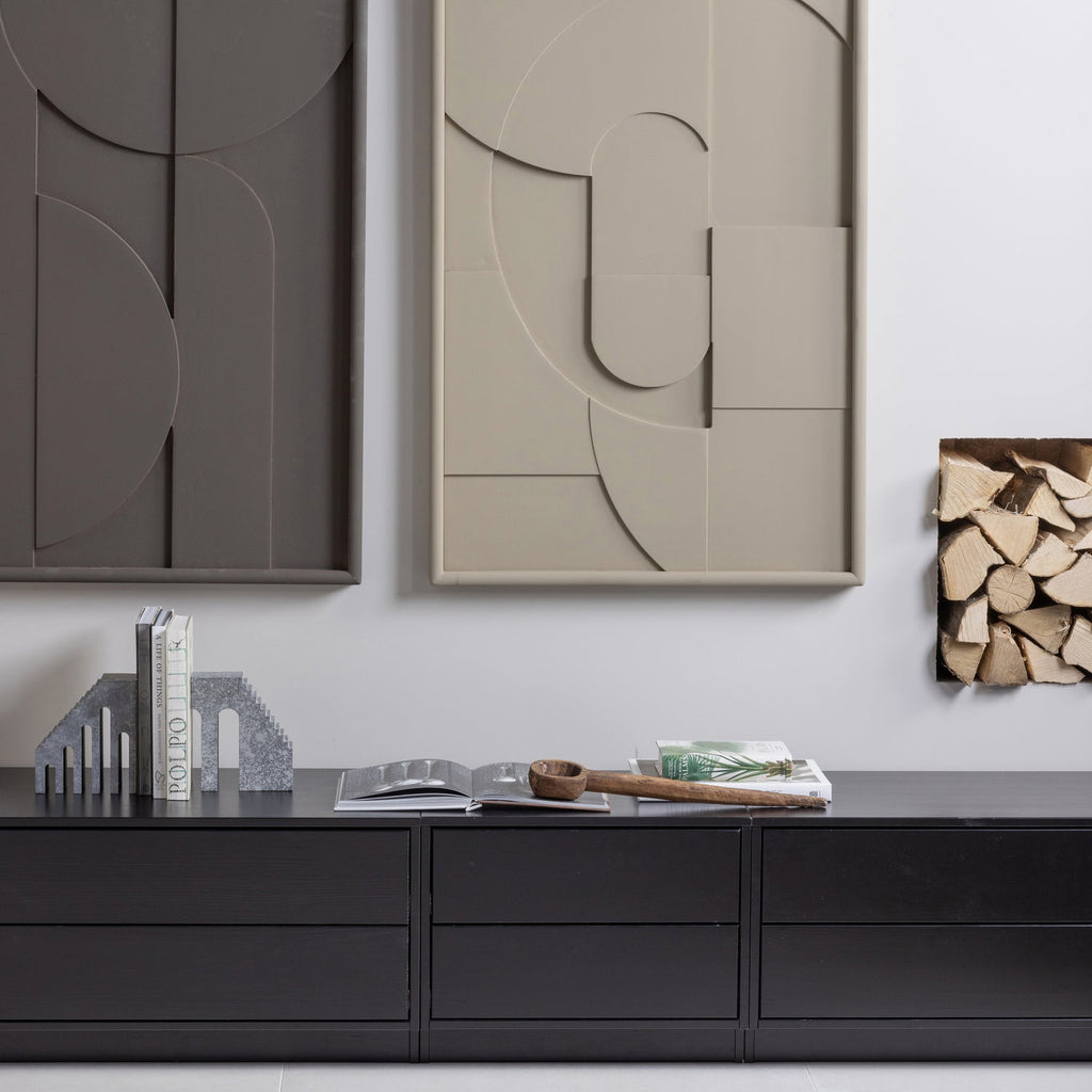 FINCA TV UNIT 75CM PINE DEEP BLACK [fsc]