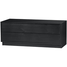 Laden Sie das Bild in den Galerie-Viewer, FINCA TV UNIT 100CM PINE DEEP BLACK [fsc]