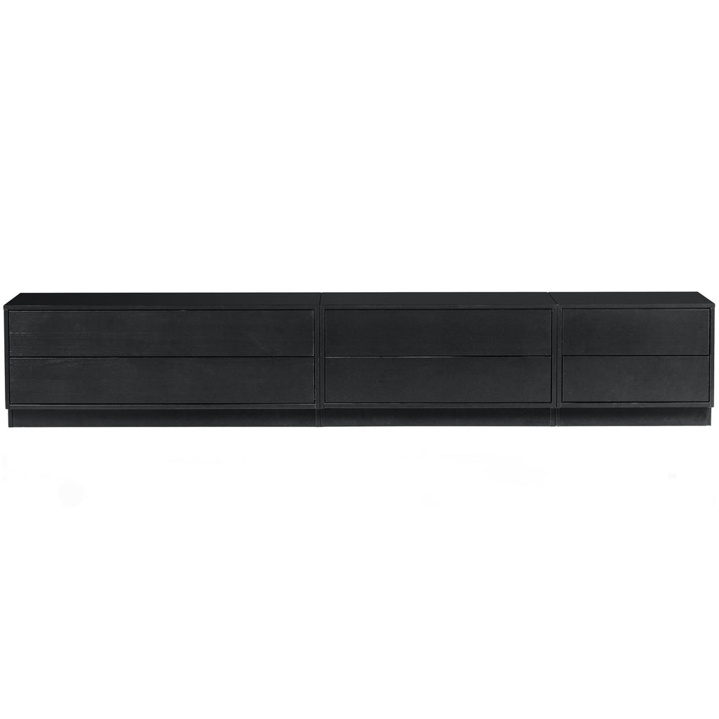 FINCA TV UNIT 100CM PINE DEEP BLACK [fsc]