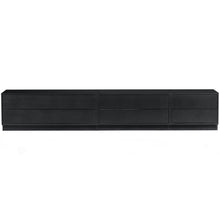 Laden Sie das Bild in den Galerie-Viewer, FINCA TV UNIT 100CM PINE DEEP BLACK [fsc]