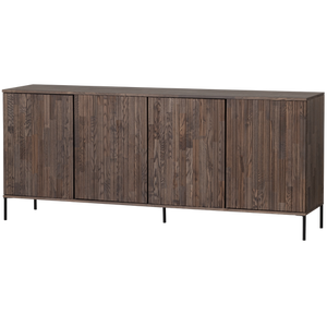 New gravure new sideboard 200 cm ash espresso [fsc]