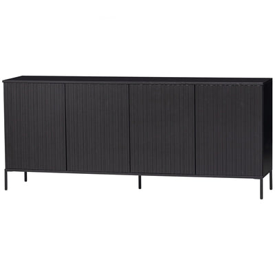 NEW GRAVURE SIDEBOARD 200 CM PINE BLACK [fsc]