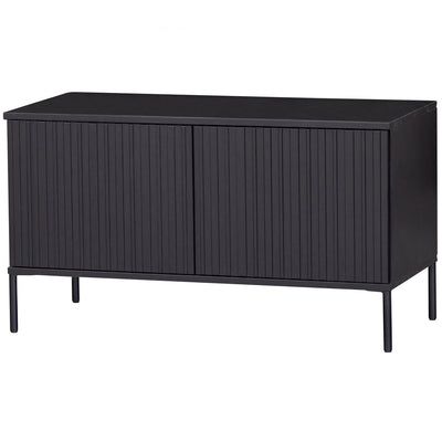 NEW GRAVURE TV UNIT 100 CM PINE BLACK [fsc]