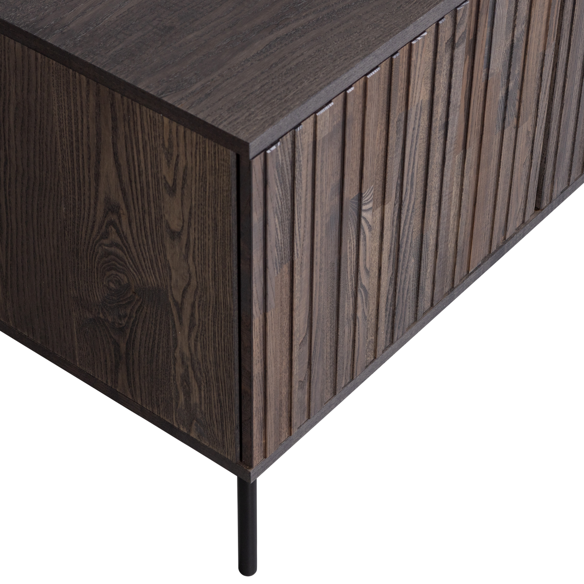 NEW GRAVURE TV UNIT 150 CM ASH VENEER ESPRESSO [fsc]