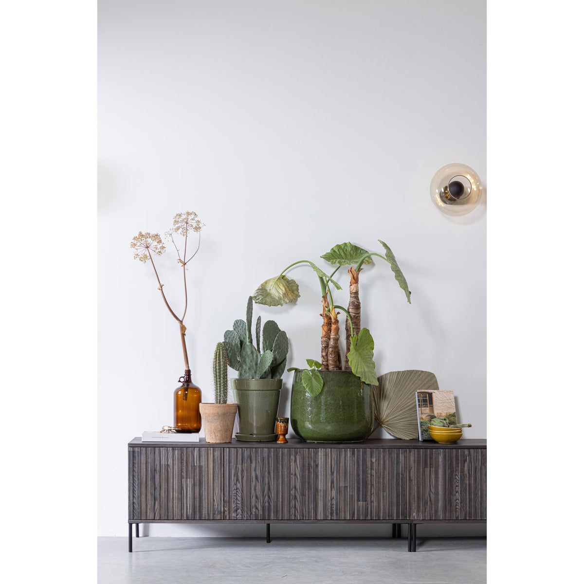 NEW GRAVURE TV UNIT 150 CM ASH VENEER ESPRESSO [fsc]
