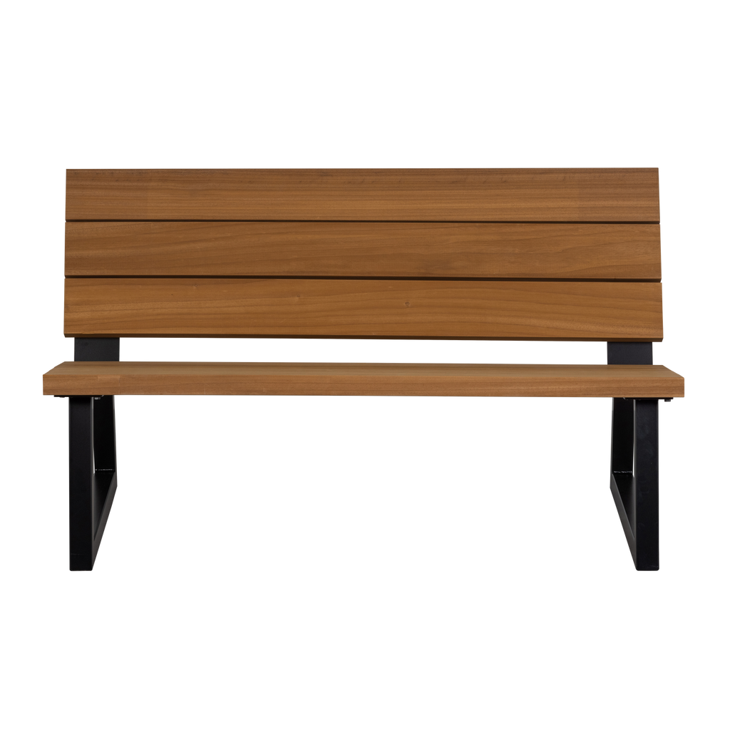 BANCO GARDEN BENCH AYOUS WOOD/METAL NATURAL [fsc]