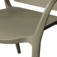 Load image into Gallery viewer, BENT GARDEN CHAIR PLASTIC GREEN