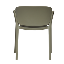 Load image into Gallery viewer, BENT GARDEN CHAIR PLASTIC GREEN