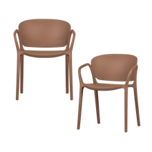 Charger l'image dans la galerie, BENT GARDEN CHAIR PLASTIC SALMON PINK