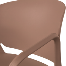 Charger l'image dans la galerie, BENT GARDEN CHAIR PLASTIC SALMON PINK