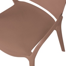 Charger l'image dans la galerie, BENT GARDEN CHAIR PLASTIC SALMON PINK