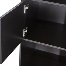 Laden Sie das Bild in den Galerie-Viewer, FINCA OPEN SHELF CABINET 40 CM PINE DEEP BLACK [fsc]