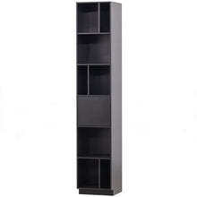 Laden Sie das Bild in den Galerie-Viewer, FINCA OPEN SHELF CABINET 40 CM PINE DEEP BLACK [fsc]