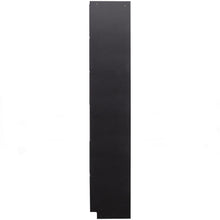 Laden Sie das Bild in den Galerie-Viewer, FINCA OPEN SHELF CABINET 40 CM PINE DEEP BLACK [fsc]