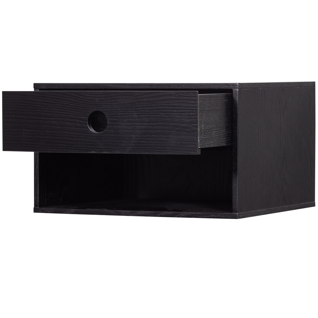 NANCY HANGING BEDSIDE TABLE BLACK