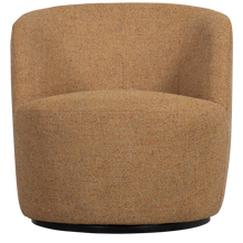 Laden Sie das Bild in den Galerie-Viewer, SERRA SWIVEL CHAIR WOVEN FABRIC CURRY MELANGE