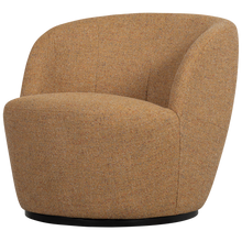 Laden Sie das Bild in den Galerie-Viewer, SERRA SWIVEL CHAIR WOVEN FABRIC CURRY MELANGE