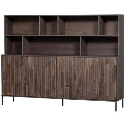 NEW GRAVURE WALL CABINET ASH VENEER ESPRESSO [fsc]